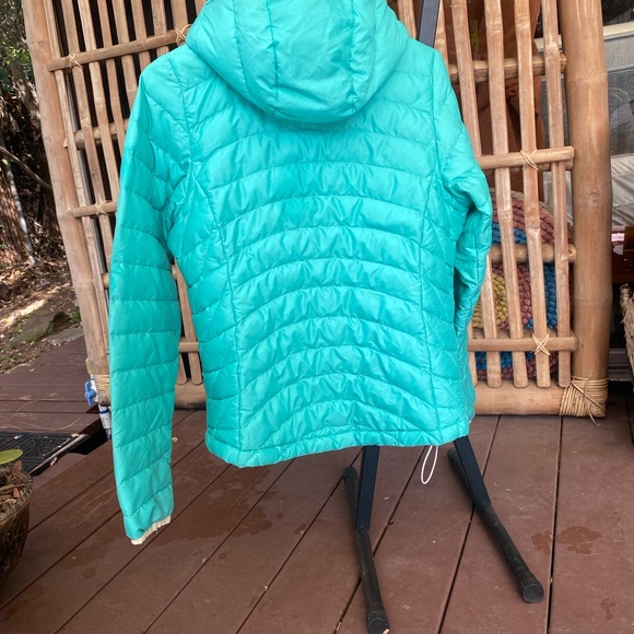 Patagonia Feather Down Puffer Aqua Quilted Jacket - Picture 7 of 12